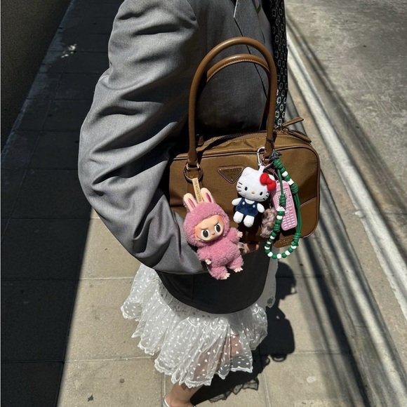Handmade Crochet Knit Cute Penguin Keychains Bag Charm in Purple Green Pink Blue - Picture 13 of 15